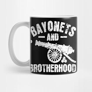 Bayonets and Brotherhood - Civil War Reenactment Mug